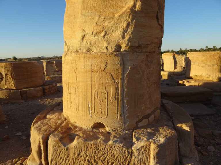 Soleb, relief figurant les peuples soumis